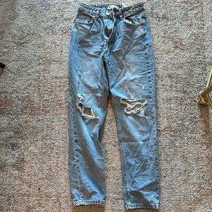 classic mom fit zara jeans BRAND NEW